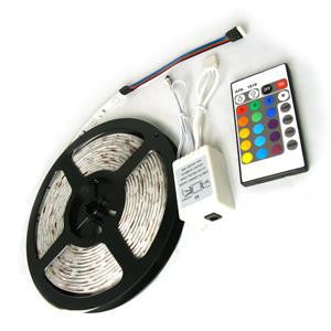 NovaBright 3528 SMD Color Changing RGB Super Bright Flexible LED Light Strip Kit 16 Ft Reel Kit