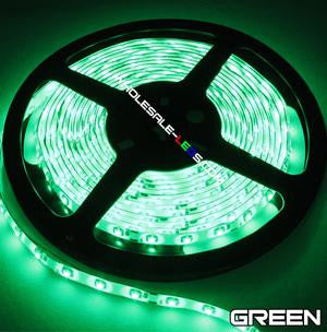 3528SMD Nova Bright Green Super Bright Flexible LED Light  Strip 16 Ft Reel Kit