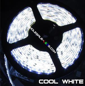 3528SMD Nova Bright Cool White Flexible LED Light  Strip 16 Ft Reel Kit