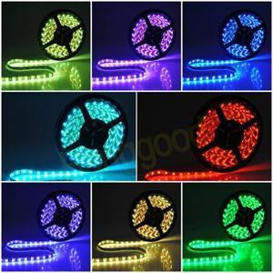 5050SMD Nova Bright Aurora LED Color Changing Chasing RGB Bright 300 LED 16 Ft Reel Kit