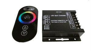 Wireless RGB LED Controller w- Touch Remote RF Controller