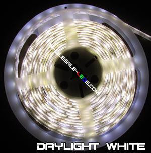 5050SMD Daylight White Flexible LED Light  Strip 16 Ft Reel Kit - NON WATERPROOF