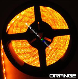 5050SMD NovaBright Orange Super Bright Flexible LED Light Strip 16 Ft Reel Kit