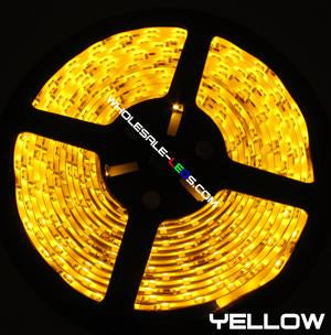 3528SMD Nova Bright Yellow Super Bright Flexible LED Light  Strip 16 Feet Reel Only