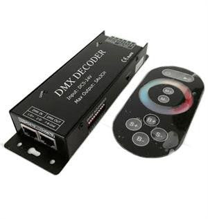 DMX Decoder for LED Strip Lights 5V-24V DC 5A-CH 2CT070