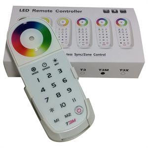 RGB Multi Zone LED Remote Control for 12v LED Strip Lights T3M