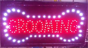 Grooming LED Business Sign 19x10 inches QC-992